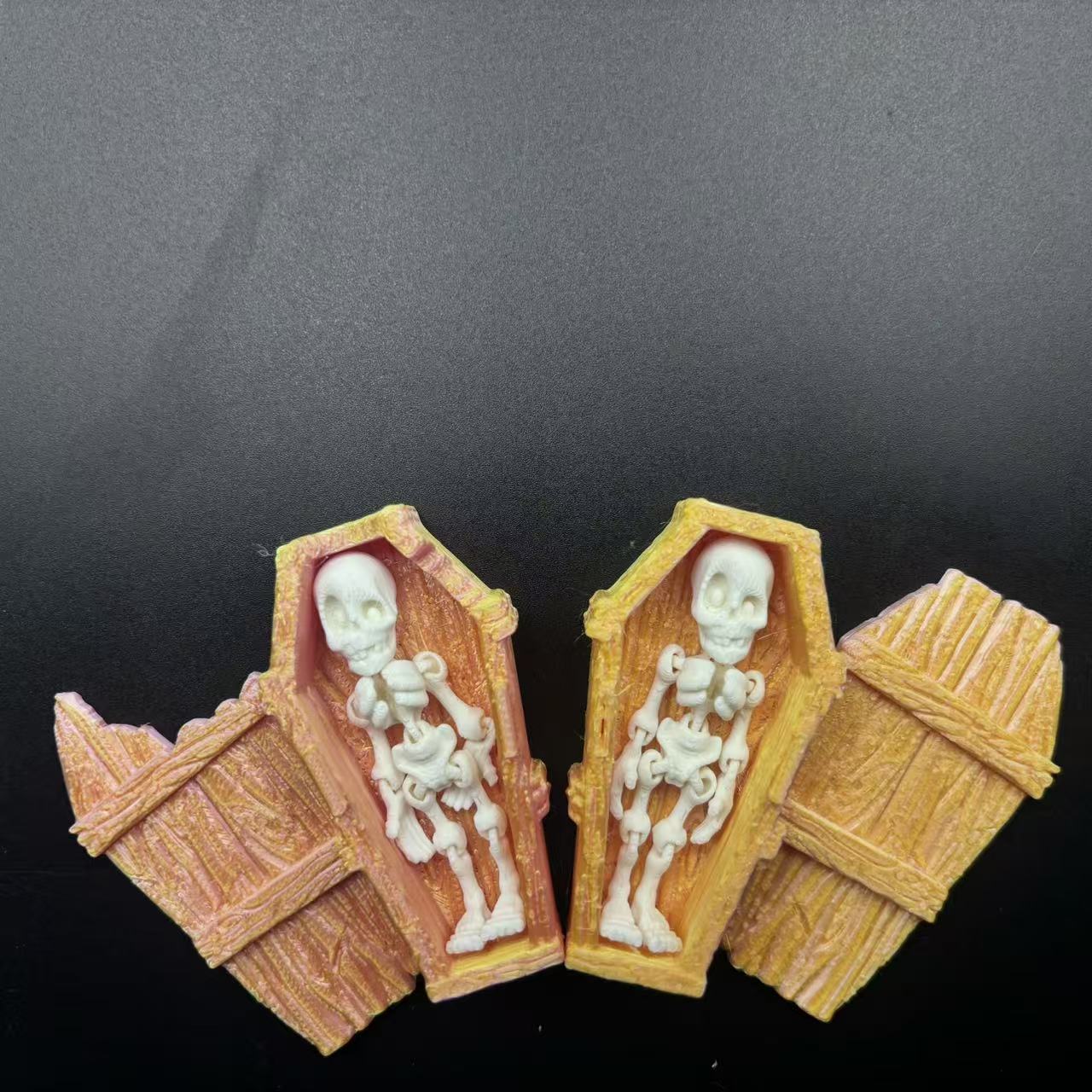 Adornos de Halloween impresos en 3D transfronterizos, calavera, momia, adornos creativos de escritorio, juguetes de regalo de Nochebuena