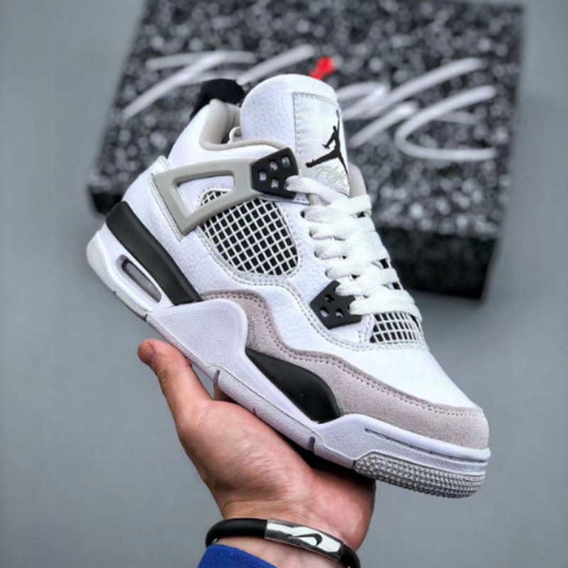 [high version] aj4-black and white