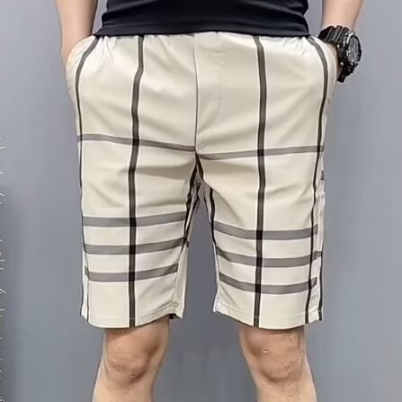 Pantaloncini da spiaggia da uomo leggeri e ad asciugatura rapida con tasche, pantaloncini sportivi casual da corsa e da bagno per l'estate e gli sport all'aria aperta._voghion.com