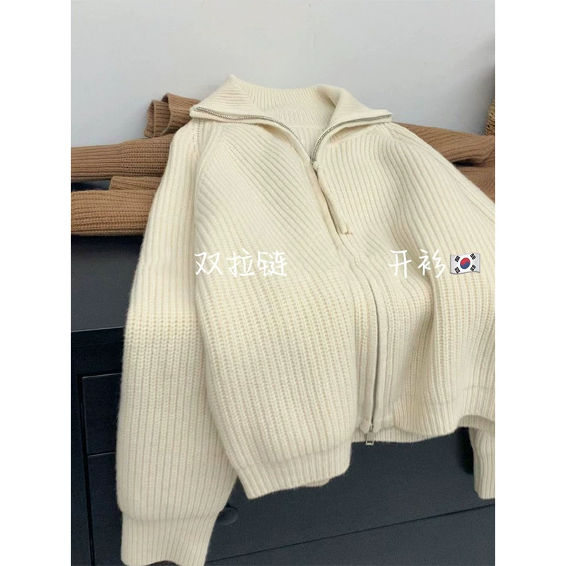 Кофточка oversize с молнией, женская кардиган демисезон, бархатистая фактура, размеры S–L