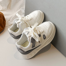男童鞋运动鞋夏季2025新款儿童低帮板鞋中大童男孩防滑白色小学生