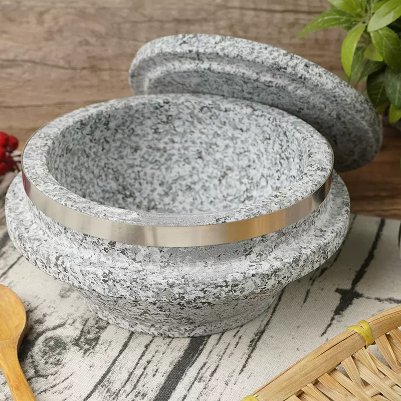 耐高温天然石锅 煲汤炖煮石锅 导热均匀石锅 乳山青石锅