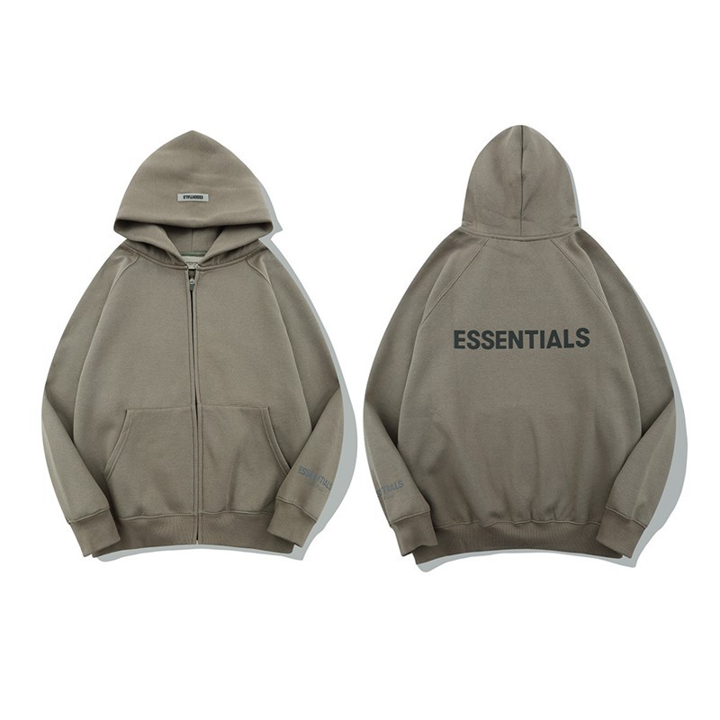 FOG ESSENTIALS letras de silicona estereoscópica hombres y mujeres americanos camisa con sudadera con sudadera con sudadera image 22