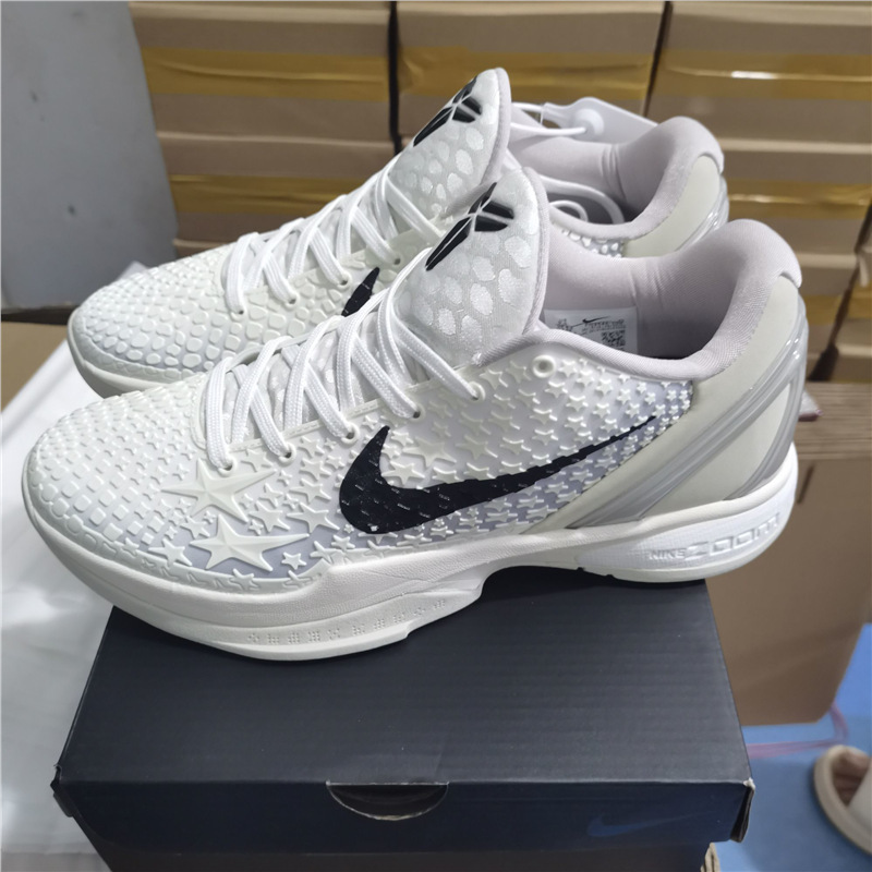 Kobe6 Violent Orange Basketball Shoes Kobe 6 All-Star Dodgers Blue Men's and Women's Air Cushion Carbon Plate Practical Sports Boots