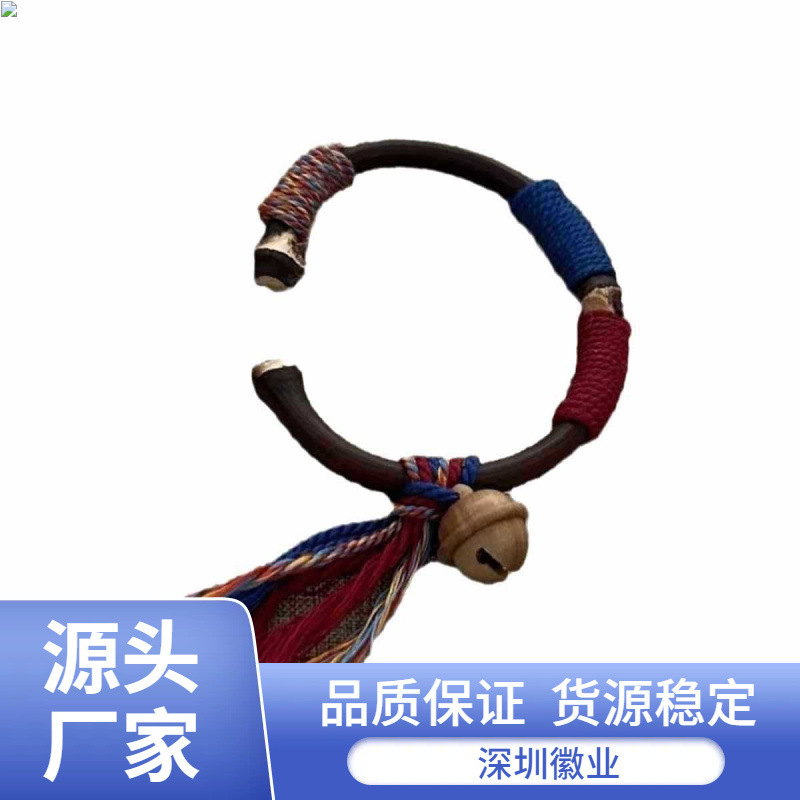 中国式チベット鶏血藤編み手環カップル復古チベット式手綱国風ブレスレット開口民族|undefined