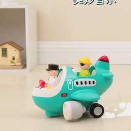 汇乐早教遥控车儿童电动车仿真飞机模型男孩女孩男童益智玩具飞机