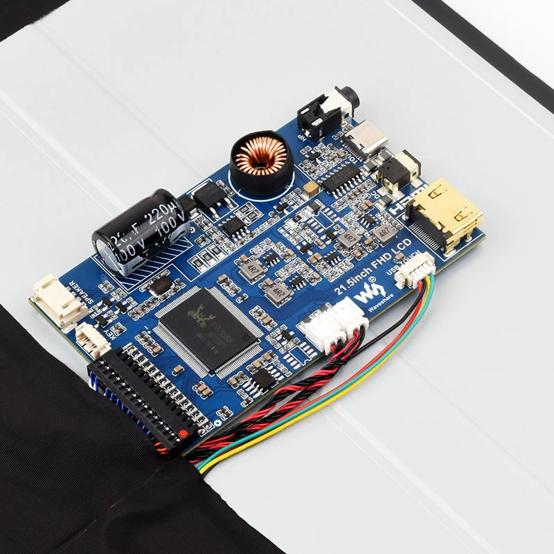 21.5-дюймовый IPS ёмкостный сенсорный экран для Raspberry Pi 5, совместимый с Jetson Nano, интерфейс HDMI, Full HD дисплей