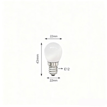 厂家批发4LED鸡蛋灯罩彩色节日灯泡E12LED冰箱灯LED圣诞灯指示灯