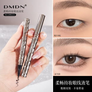Dmdn Soft and Long-Lasting Liquid Eyeliner Pen Black, Naturally Smooth and Colorful, Extremely Fine and Non-Smudged, Novice Thin-Headed Beginners