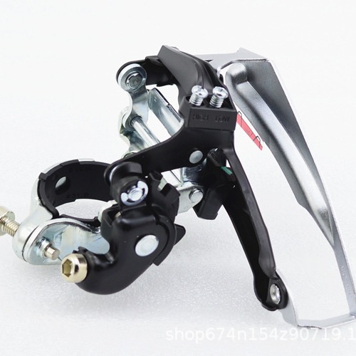 Productos genuinos FD-TY500 frontal dial mountain bike 7/8 velocidad desviador delantero 21/24 desviador TX50