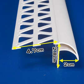 带网内外角pvc外墙鹰嘴滴水线条上檐口防流挂线条大号屋檐滴水条