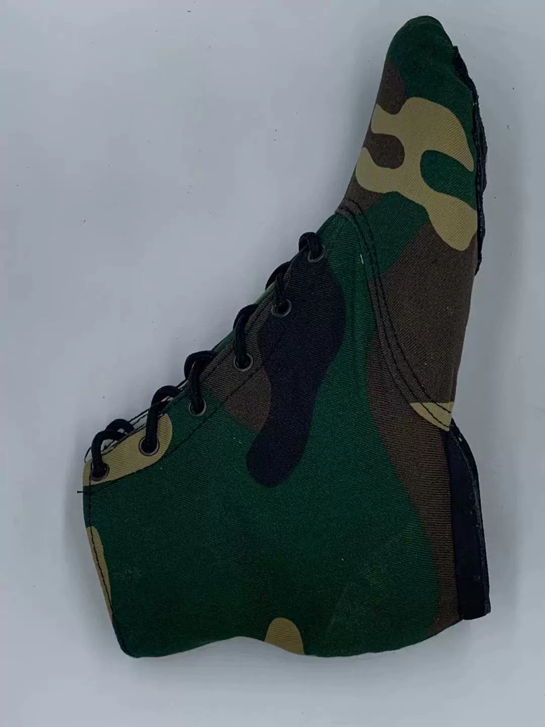 高低帮成人儿童帆布爵士靴软底舞蹈鞋迷彩练功鞋女现代舞芭蕾舞鞋