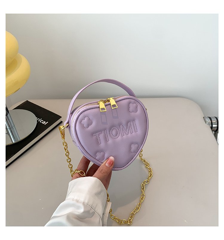 Shoulder Bag 2023 Niche Design Rhombic Chain Mini Love Messenger Bag Net Red Lipstick Bag_voghion.com