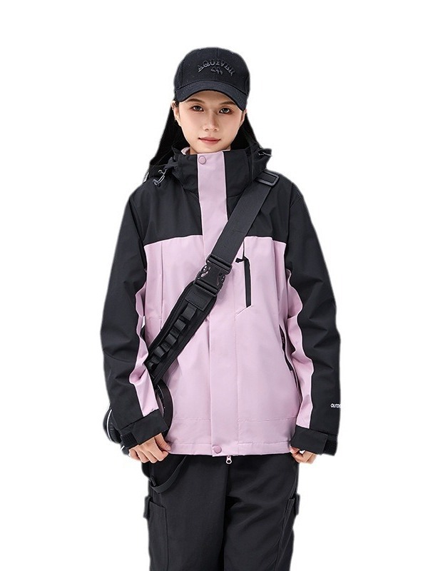 Luotuo ropa de asalto al aire libre para mujeres a prueba de salpicaduras 3 - en - 1 desmontable montaña ropa de montaña abrigo impermeable a prueba de viento y cálido