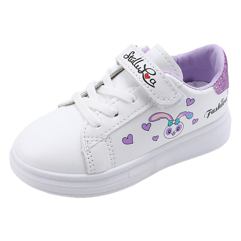 Zapatos Blancos para Niños, Primavera y Otoño 2025, Zapatos Deportivos Casuales Planos para Niñas Estudiantes, Zapatos para Correr, Zapatillas Deportivas para Niños de 3 a 12 Años