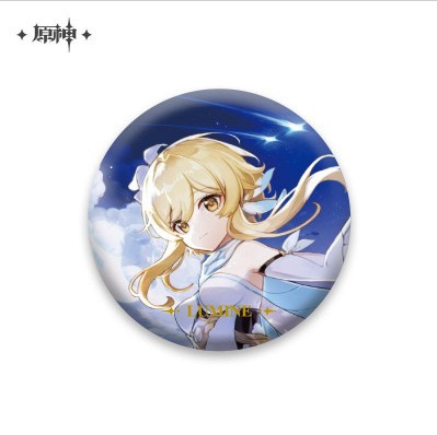 スポット正規品原神テーマ/縦絵シリーズ缶バッジバーピースカラー紙ペンダント人形|undefined