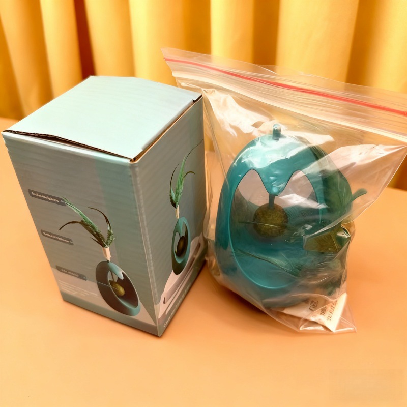 Juguete Tumbler de Menta para Gatos, Interactivo, Relajante, para Interior