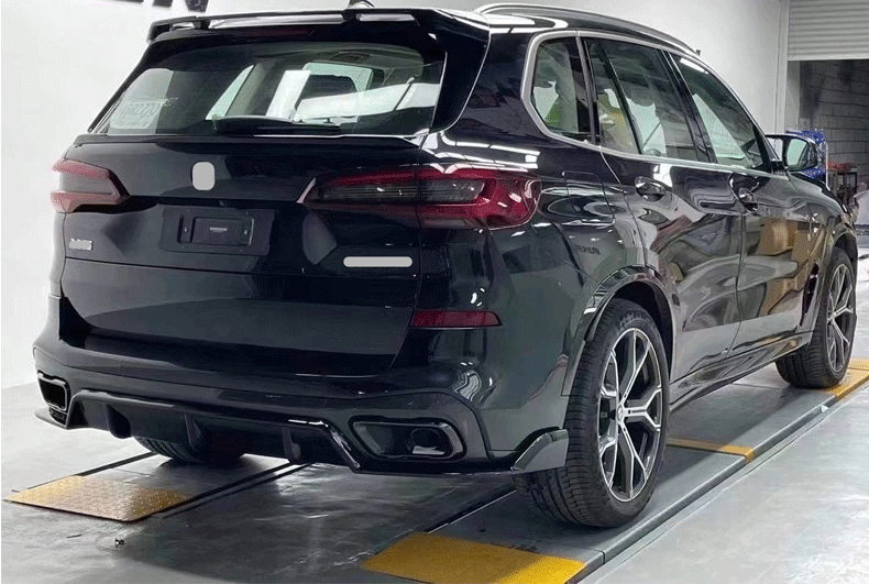 Suitable for Bmw X5G05 Modified to M5 Front and Rear Bumpers, Front Lip, M-Style Horn Rear Wing, Side Skirts, Dual-Bar Grille, Export Modification