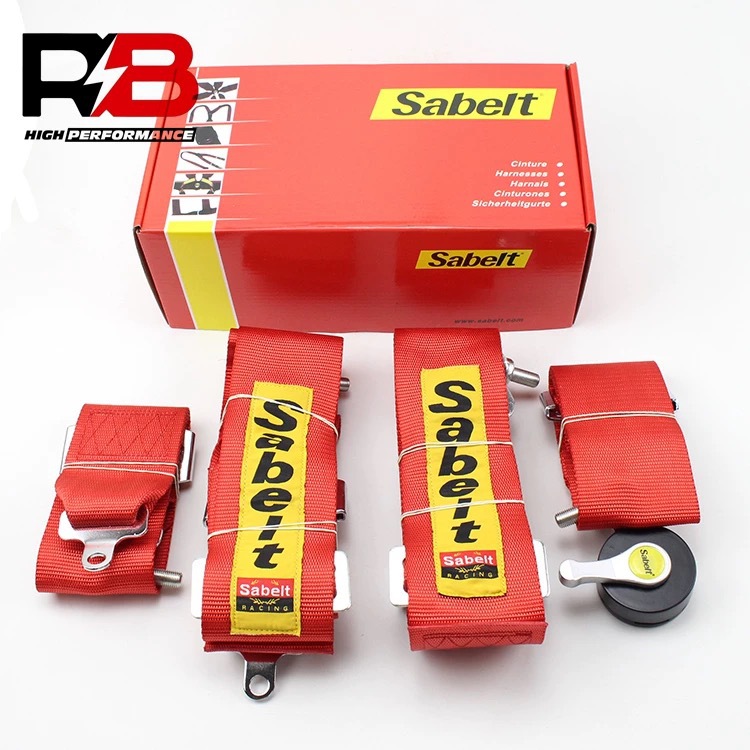 Sabelt racing seatbelt modification universal seatbelt 3inch quick-release four, five, or six-point seatbelt