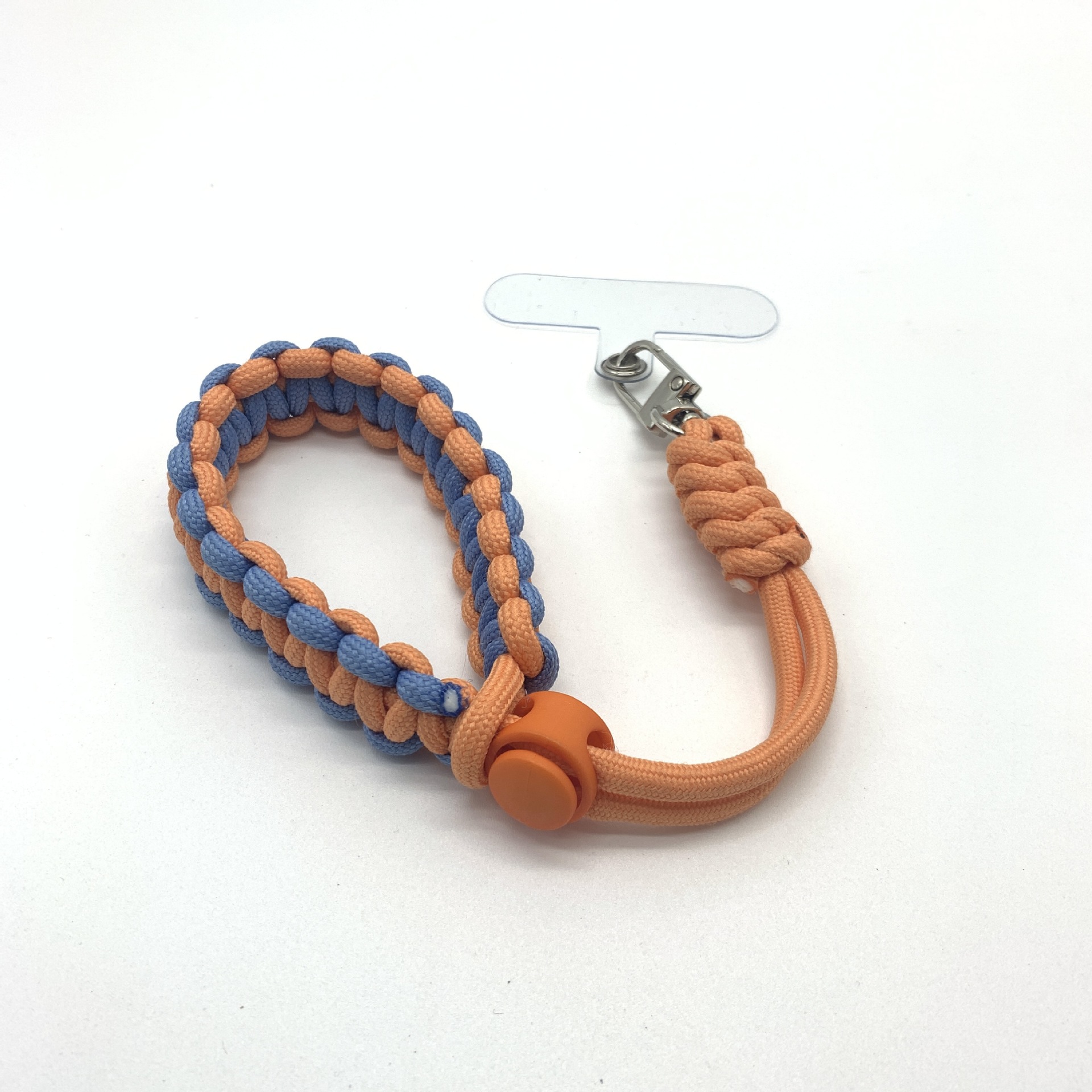 Beijing naranja tejido retráctil teléfono móvil cordón muñeca Cámara anti-Pérdida cuerda hombres y mujeres Correa gruesa resistente a la caída deportes al aire libre