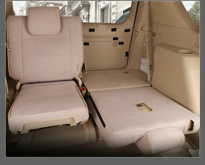 [Cross-border] Toyota 4Runner 11-24 Prado linen seat cover fully surrounded car seat cushion