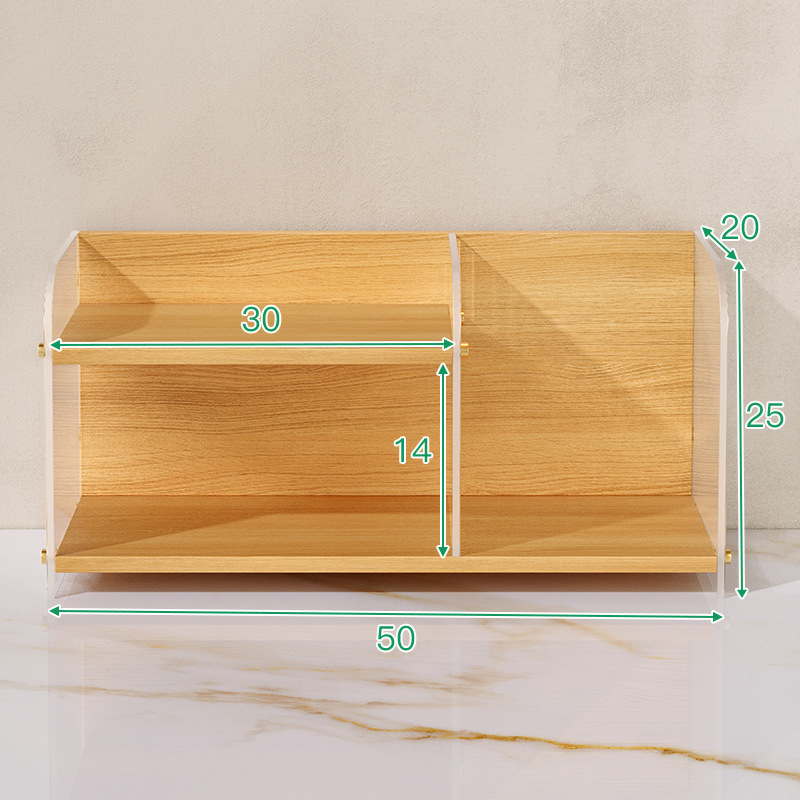 Estantes de escritorio acrílicos pequeños estantes de escritorio de oficina archivos de escritorio