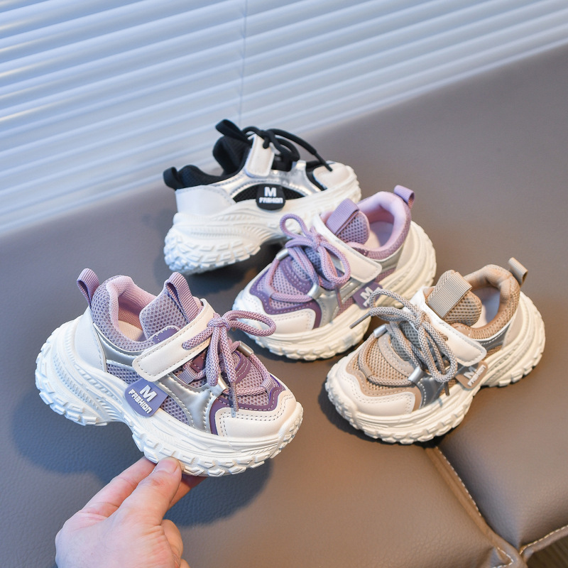 Zapatos infantiles, zapatos deportivos infantiles, primavera de 2025 nuevos zapatos casuales transpirables, zapatos para niños, zapatos para padres, zapatos para bebés y niñas