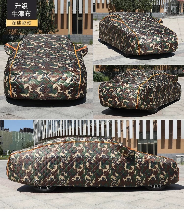 Manufacturer Wholesale Thickened Anti-Hail Cotton Quilt Car Cover, Rainproof, Sunproof, Heat-Insulating Northeast Cotton Quilt Car Jacket