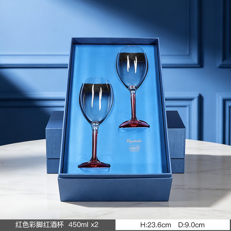 Caja de regalo de tazas de cristal importadas, tazas de cristal, regalos de negocios corporativos para clientes, tazas de regalo al por mayor.