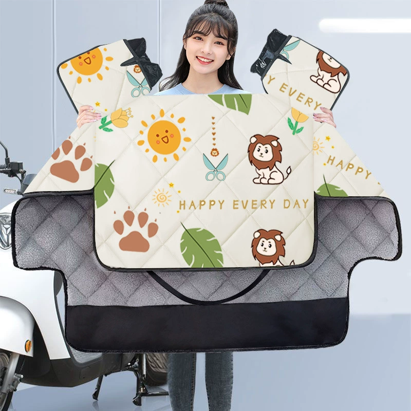 Windproof waterproof keep warm electric car, car protection