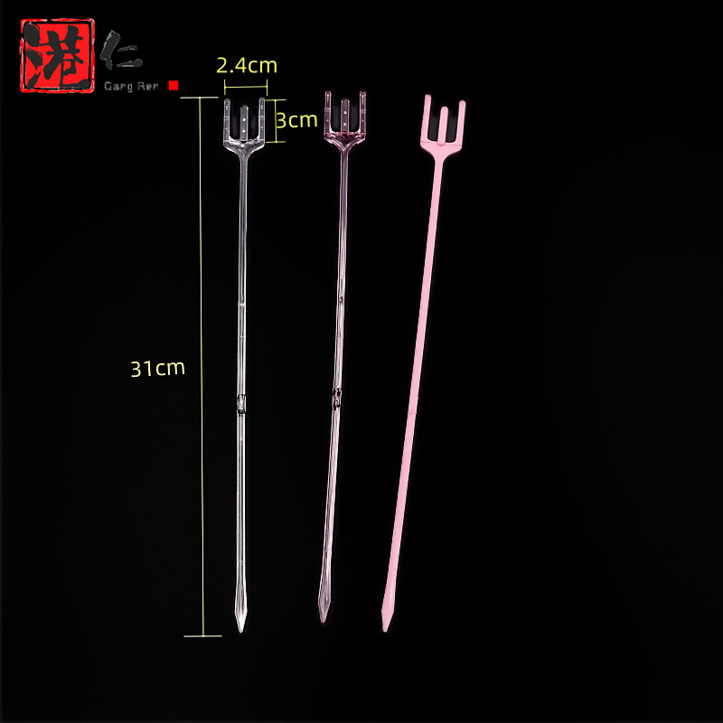 Varilla plástica con clip para tarjetas o felicitaciones, soporte para floristería y decoración