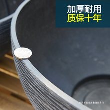 白色塑料水培花盆特大号仿石加厚庭院睡莲铜钱草养鱼荷花碗莲盆缸