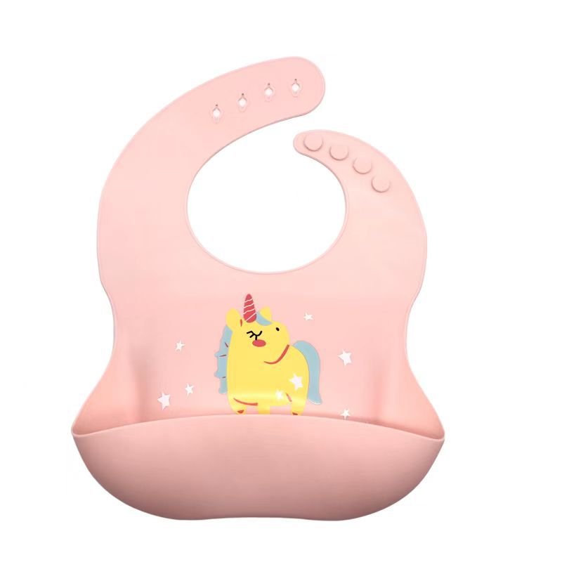 cartoon children's waterproof bib for food