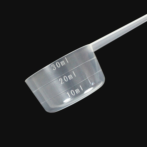15g plastic measuring spoon 30ml flat bottom spoon transparent liquid spoon powder spoon 15g 30ml manufacturer