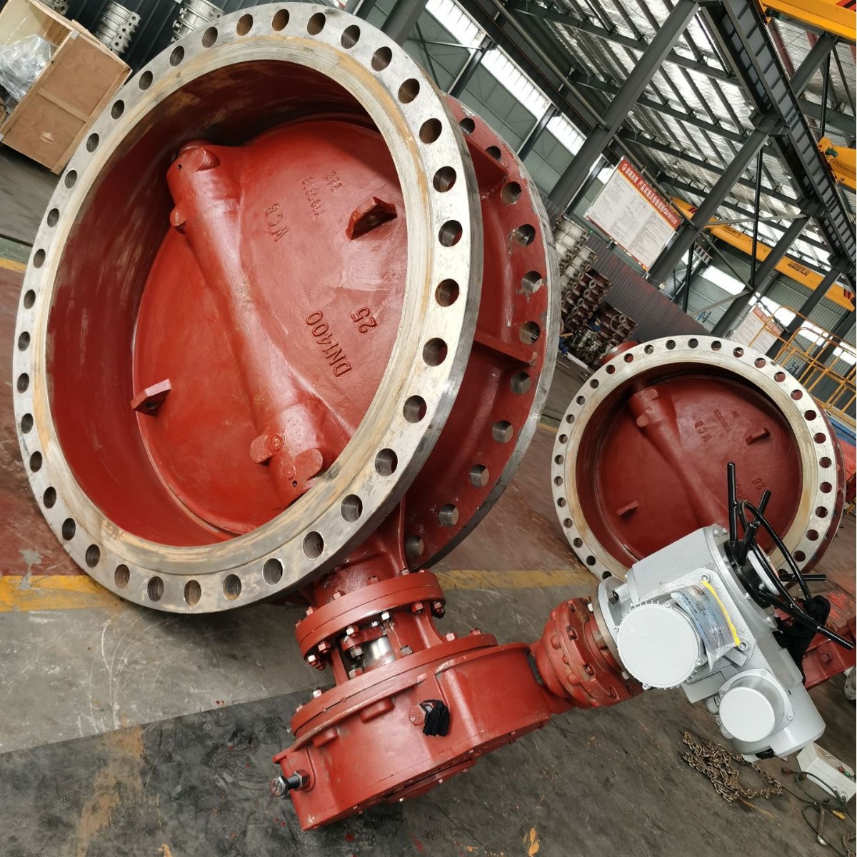 D943H-25C DN400电动调节阀 电动调节蝶阀电动防爆调节硬密封蝶阀