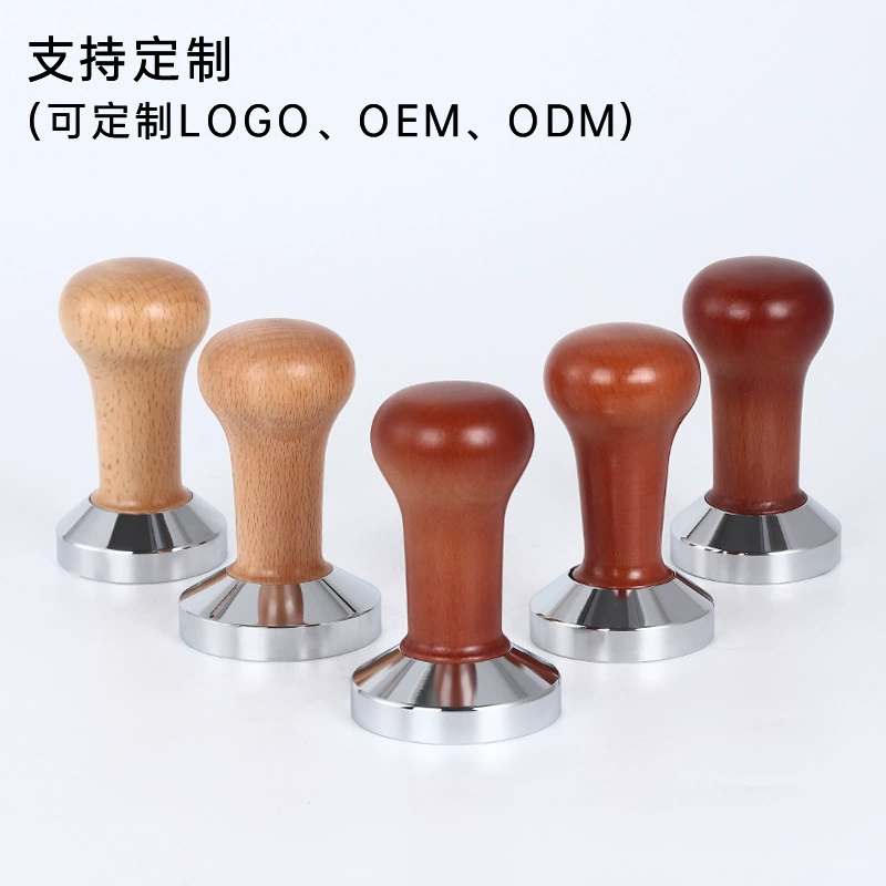 Explosive solid wood powder powder Italian coffee machine walnut cloth powder powder grouper 51/53/58 coffee compressor