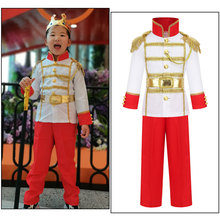 Ins新款万圣节儿童节角色扮演圣诞白马王子表演服Prince Charming