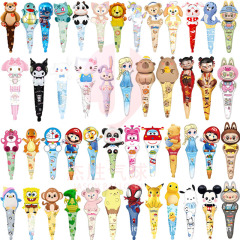 動物の漫画は棒の風船の中の棒を持って屋台を並べてアルミニウムの膜の風船の子供の打撃棒の手を押して棒の卸売りを持ちます。