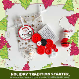 跨境新款Handmade Button Ornament Kits手工纽扣装饰套装