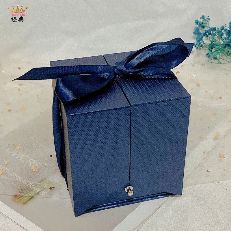 영원한 꽃 선물 상자 (다크 블루 상자 홍화); 기본 사양