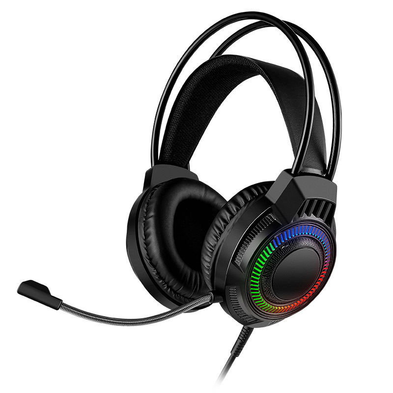 Suministro directo de fábrica 705 Auriculares auriculares e-sports juego con cable auriculares USB auriculares RGB luminoso