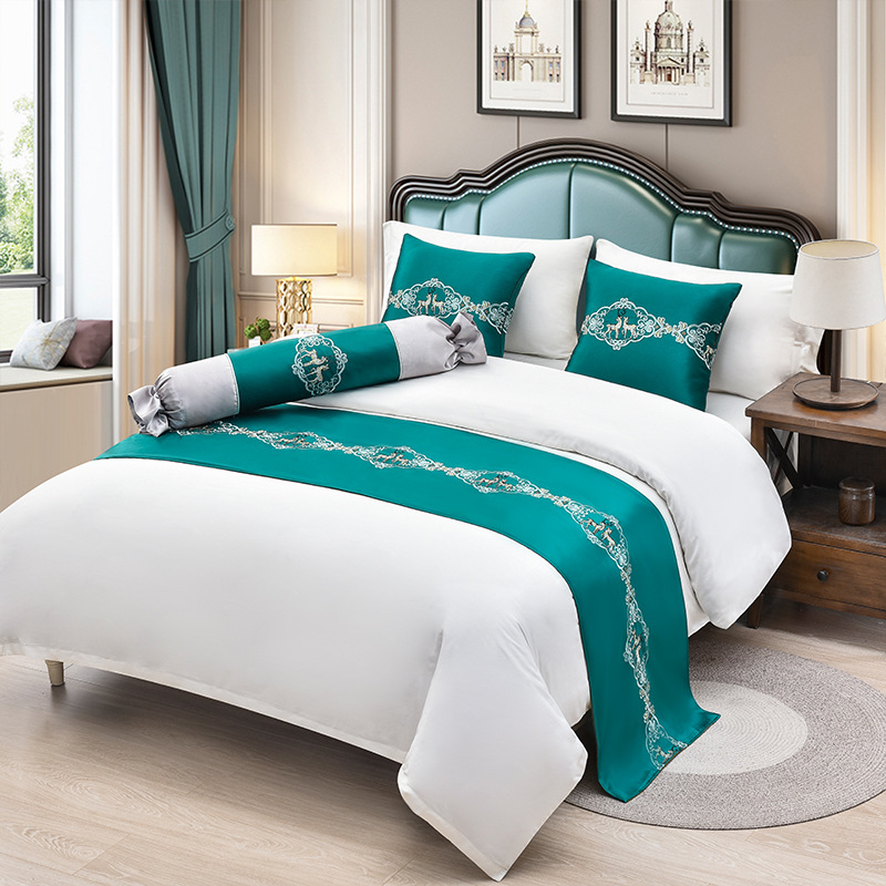 하늘색 녹색 꽃사슴