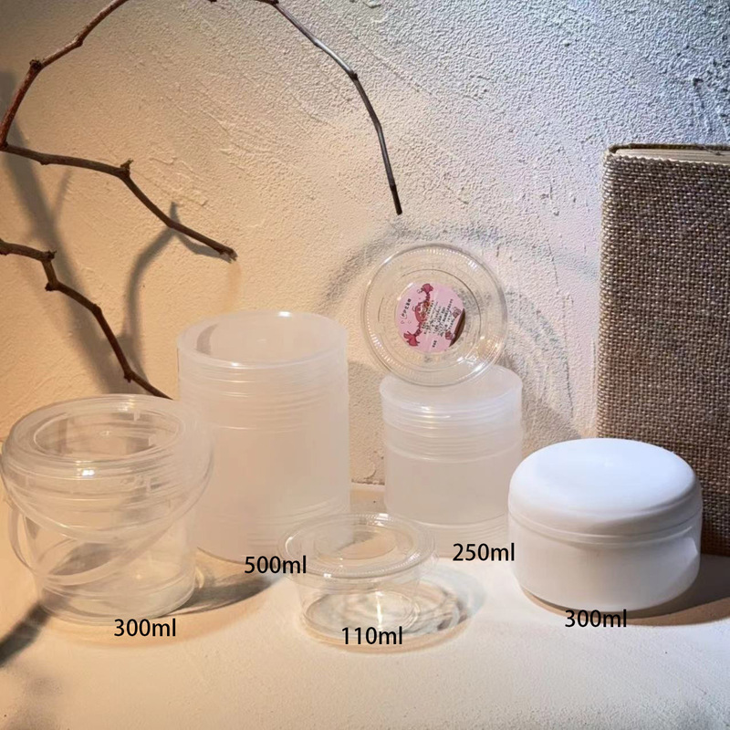 Slime Crystal Bottle Fake Water Box Oil Can 500 Portable Bucket Large White Can 280 Hong Kong Style Box Bottle Plastic Box
