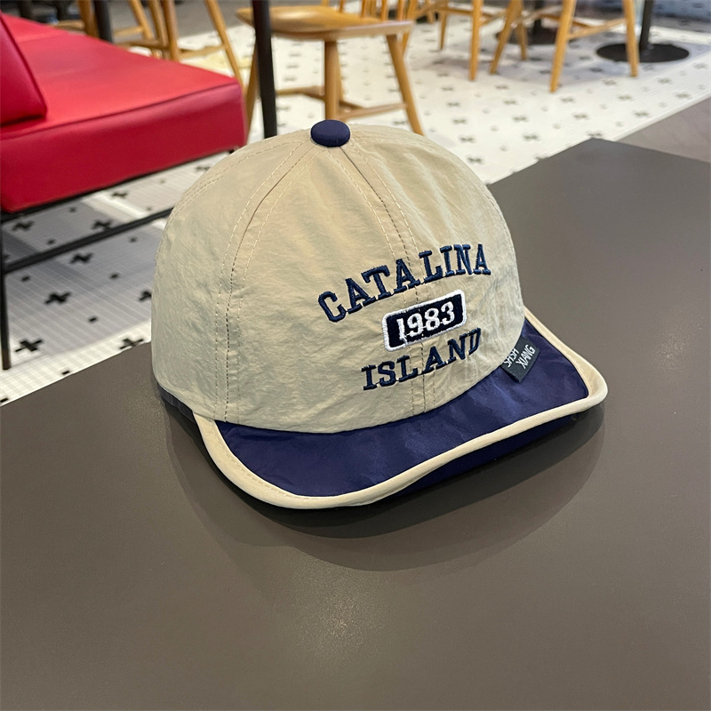 Sombreros de secado rápido para bebés sombreros de verano delgados sombreros de boca de pato sombreros de bebés pequeños sombreros de béisbol para niños y niñas sombreros de sol