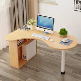 台式电脑桌简易学习家用小卧室办公转角书桌小户型创意学生写字桌