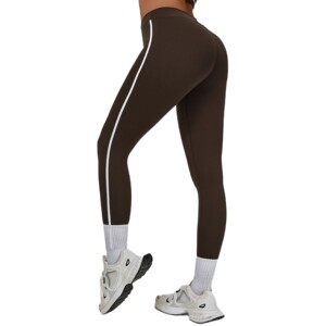 AYM032770 Color-Block High-Waist Butt-Lifting Quick Dry Leggings Aoyema wholesale