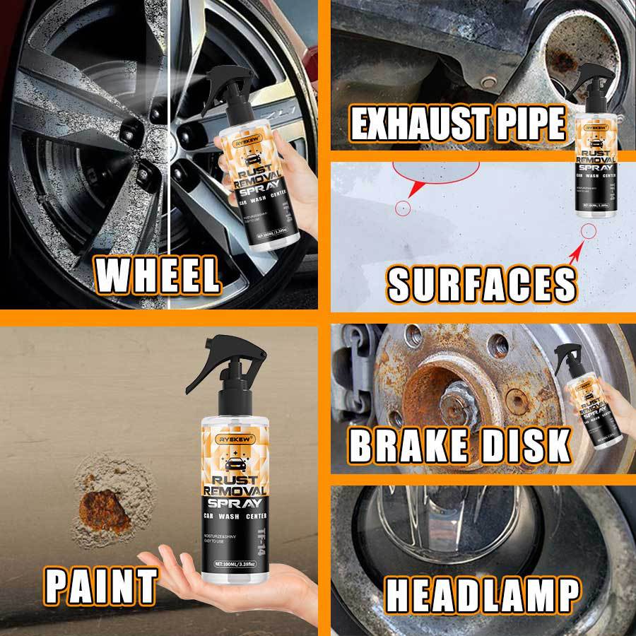 Temu Hot-Selling Product: Lacquer Iron Powder Wheel Rust Removal Cleaning Spray, Wheel Maintenance Car Wheel Cleaning Agent