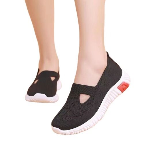 New shoes for the elderly and women, one-step lightweight soft-soled walking shoes, summer breathable middle-aged and elderly sports running shoes for mothers