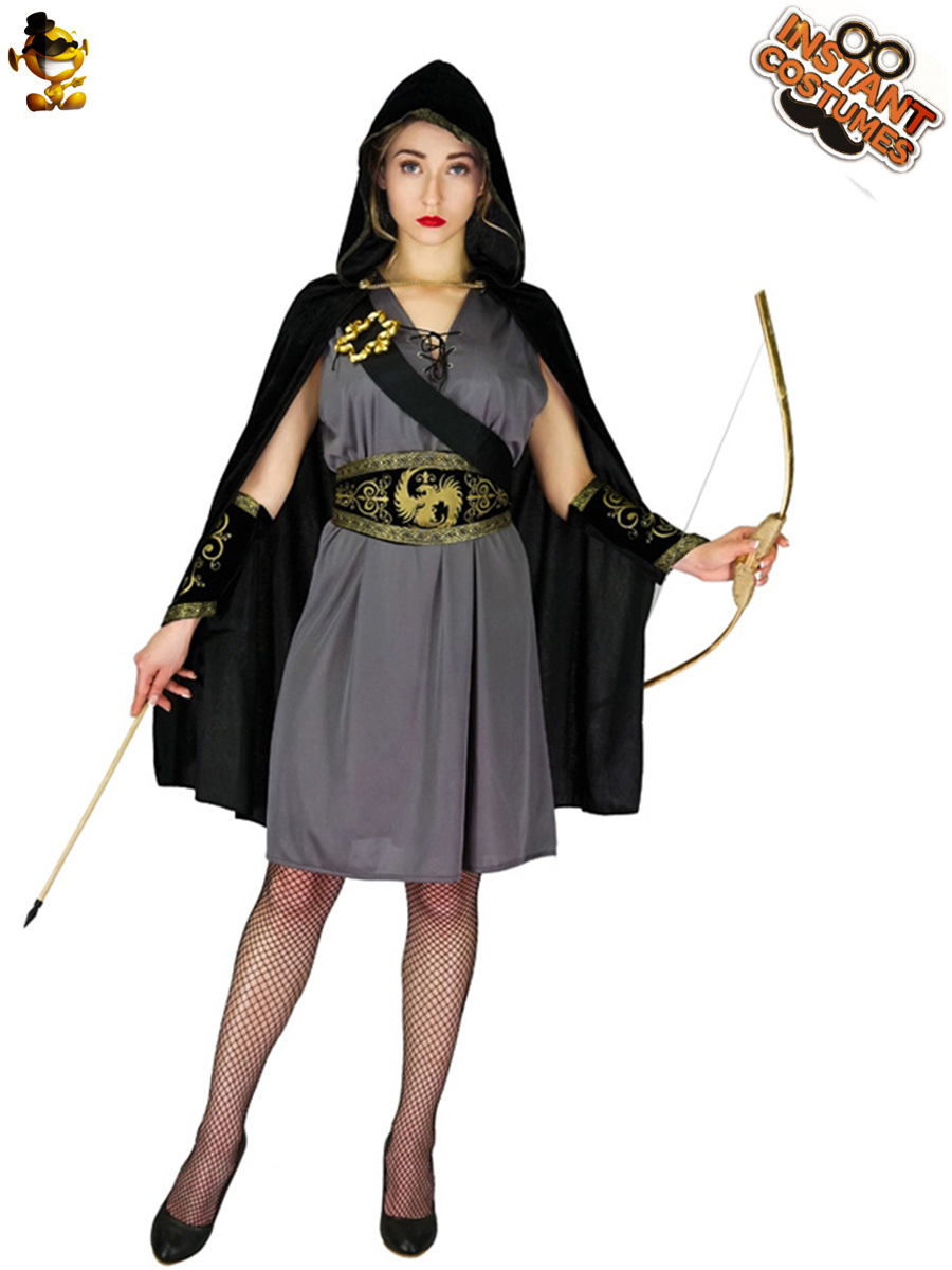 Las mujeres adultas de Europa Grand theft Hunter traje Cosplay mujeres arqueros etapa traje de rendimiento