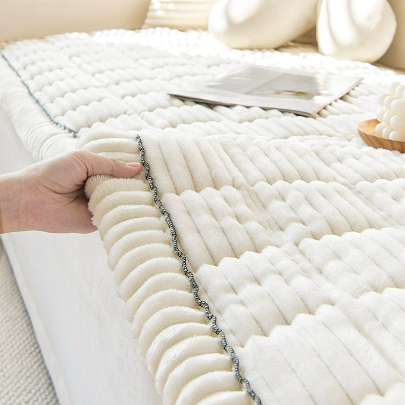 Winter sofa, plush modern non-slip pillow
